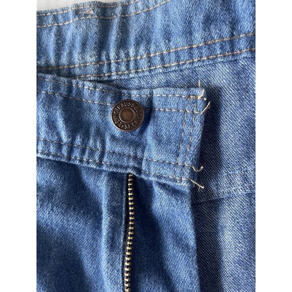 70s Vintage Levis With A Skosh More Room Mens Orange tab 40x35 Made in USA - Picture 4 of 10